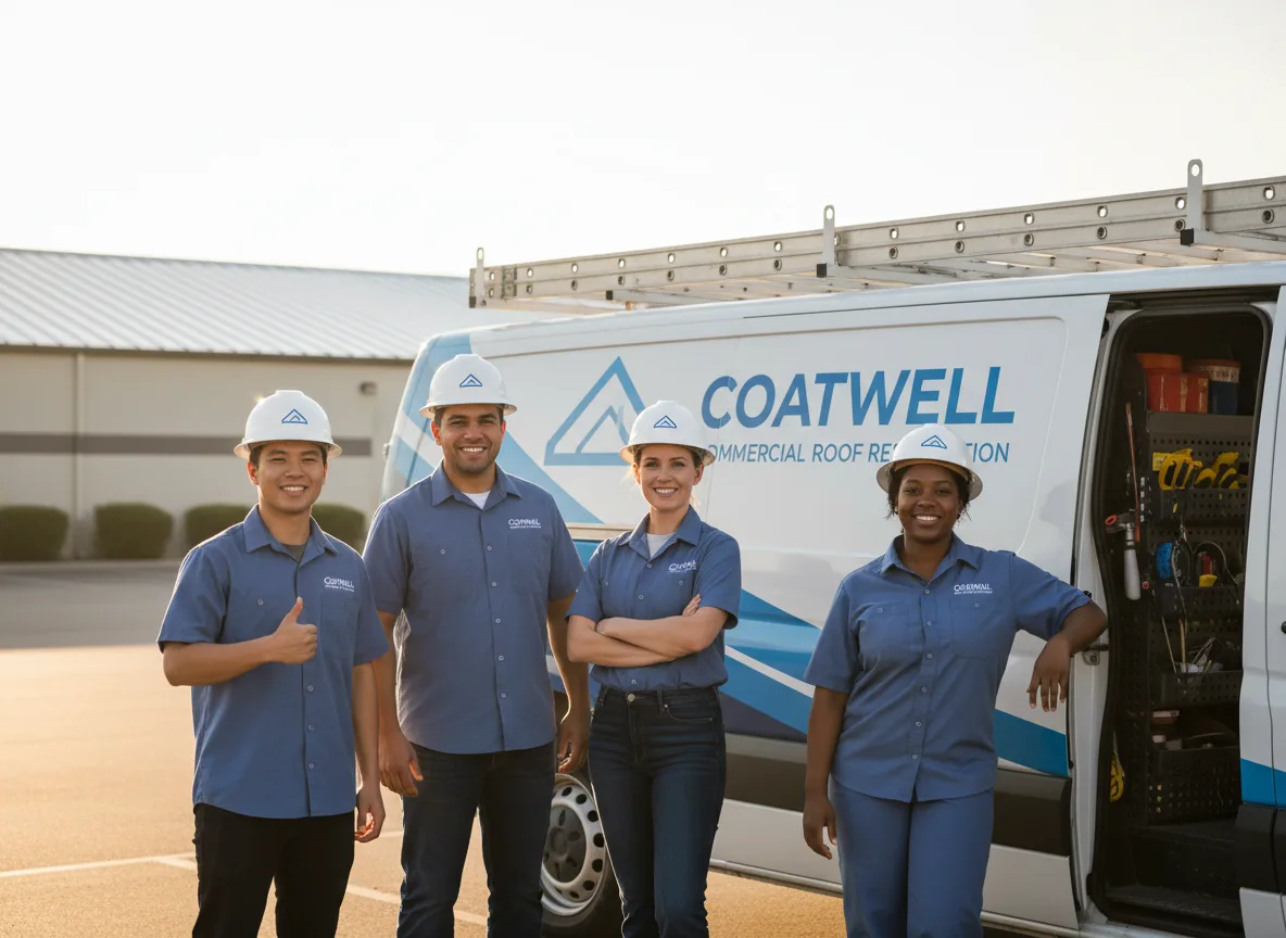 Commercial roof coating company in Arlington, WI